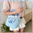 Bolsas de Pelúcias Stitch Ziper