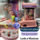 Máquina de Pegar Ursinhos Rosa Premium 60 Brinquedos