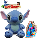 Pelúcia Stitch Azul Premium + Chaveiro de Brinde!