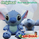 Pelúcia Stitch Azul Premium + Chaveiro de Brinde!