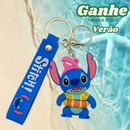 Pelúcia Stitch Azul Premium + Chaveiro de Brinde!